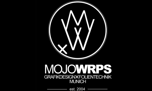 Logo MOJO WRPS Grafikdesign & Folientechnik